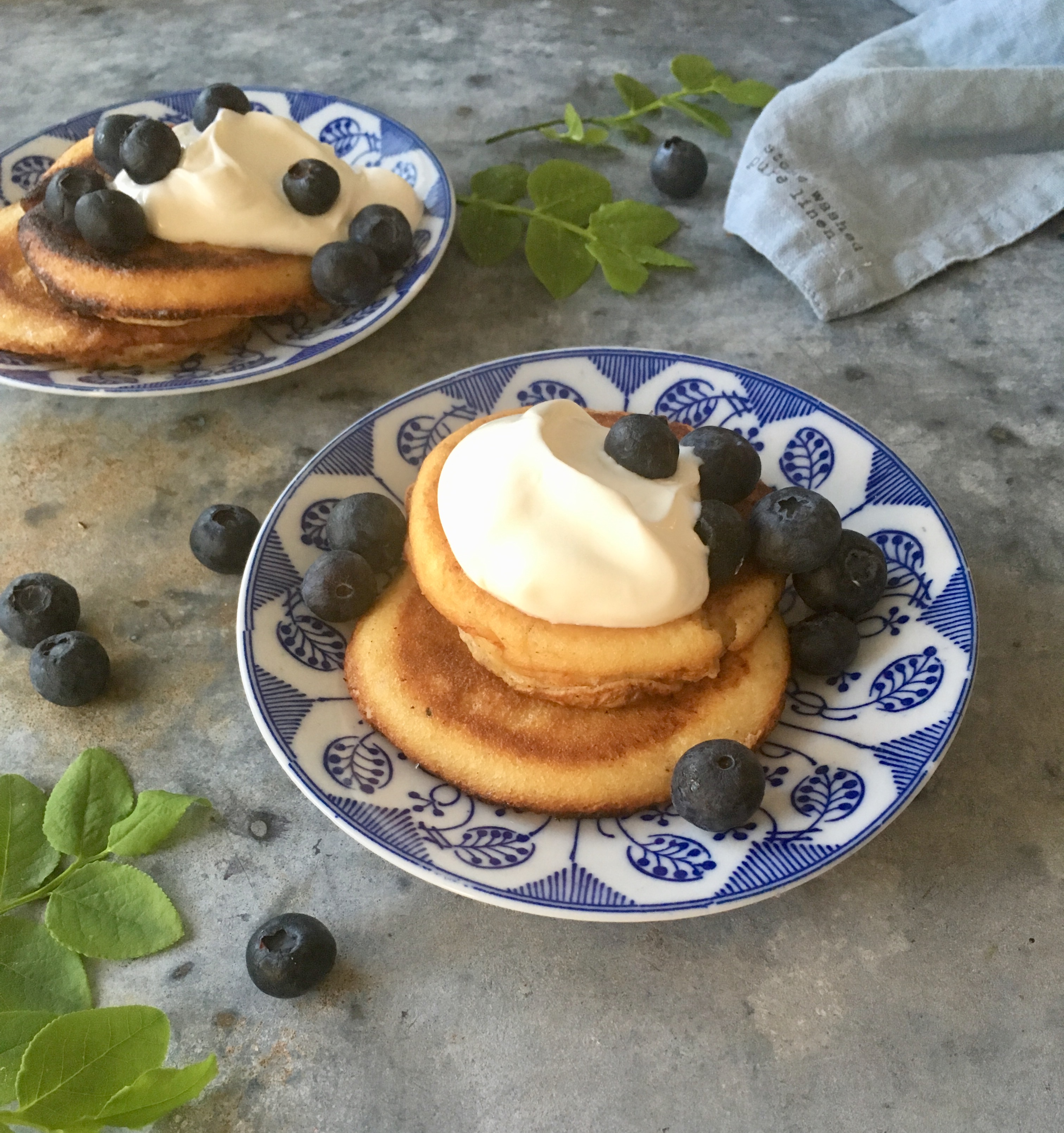 Amerikkalaiset pannukakut ketona (Keto pan cakes)