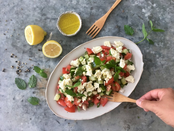 Minttuinen kesäsalaatti grilliruoille (Minty Salad for&nbsp;Bbq´s)