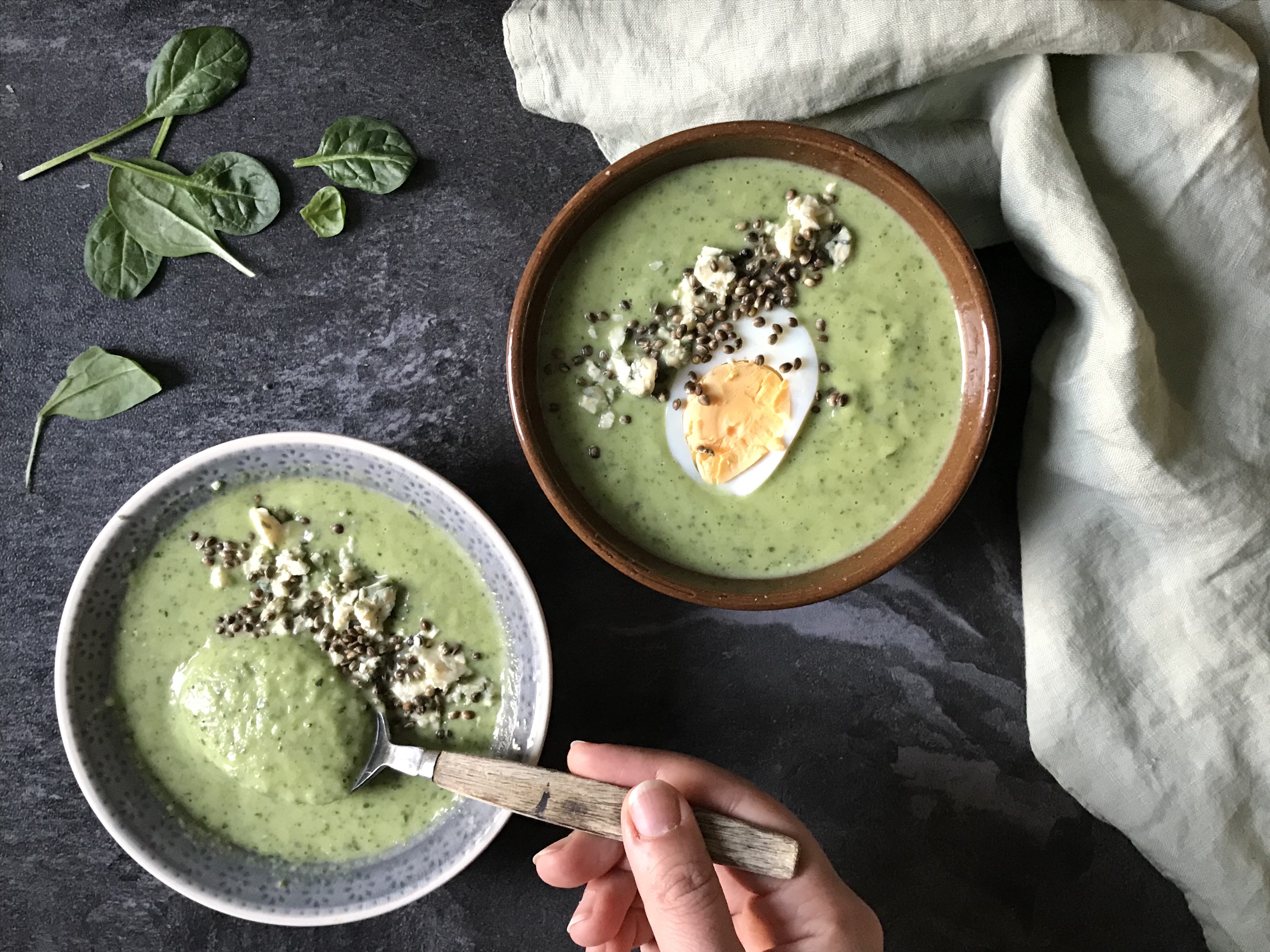 Vihreä kasvissosekeitto