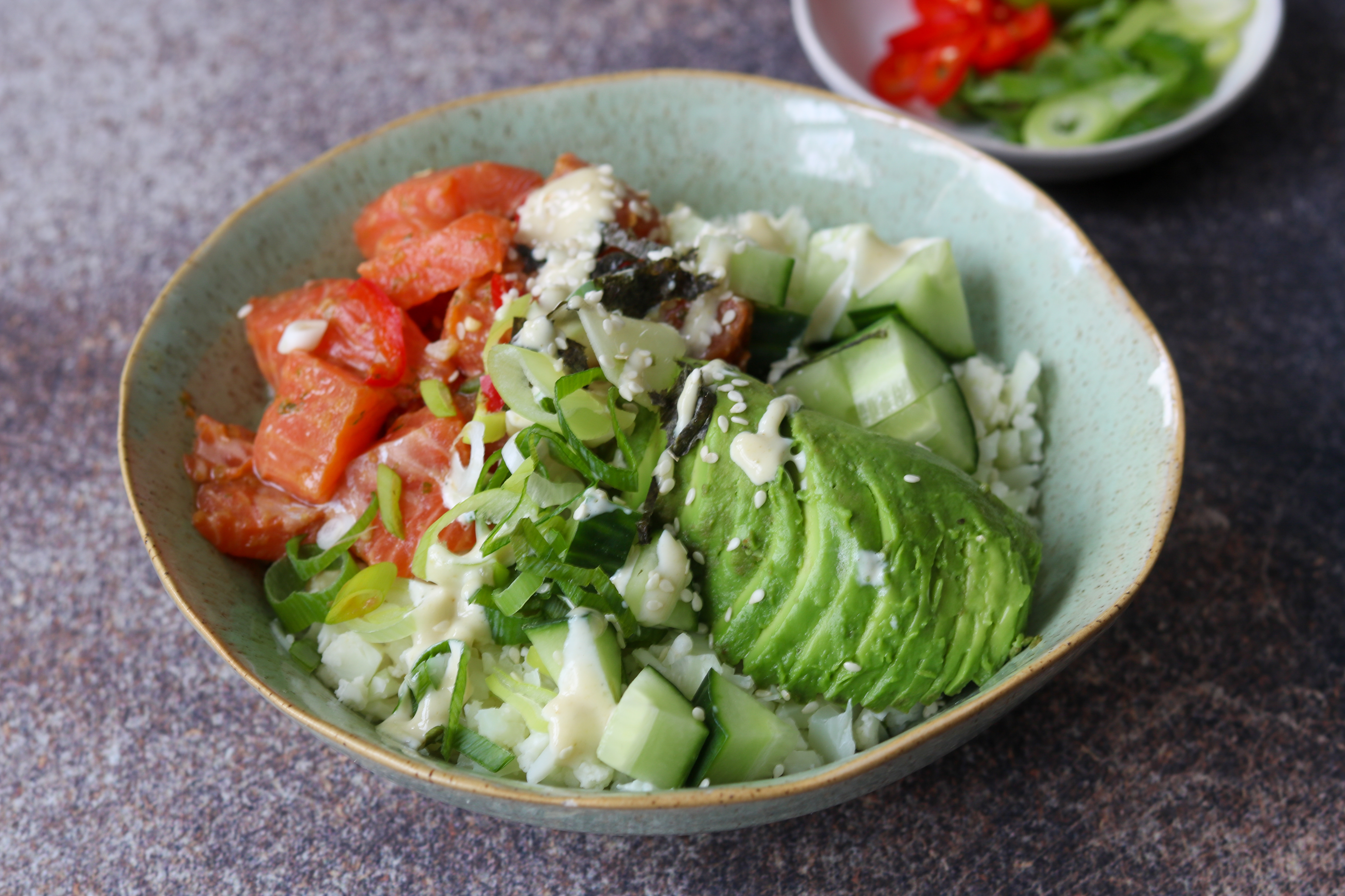 Keto sushibowl