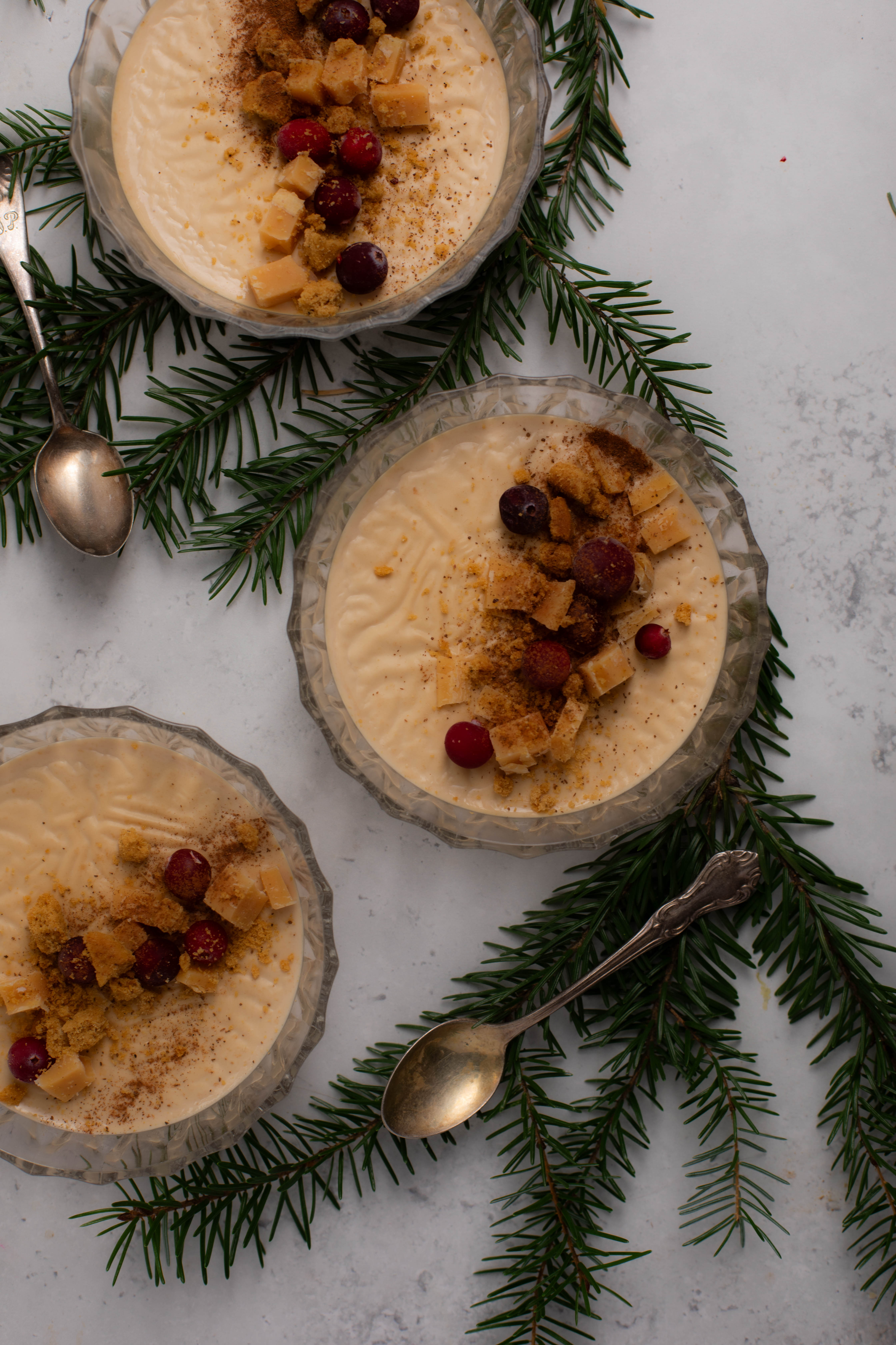 Pipari panna cotta